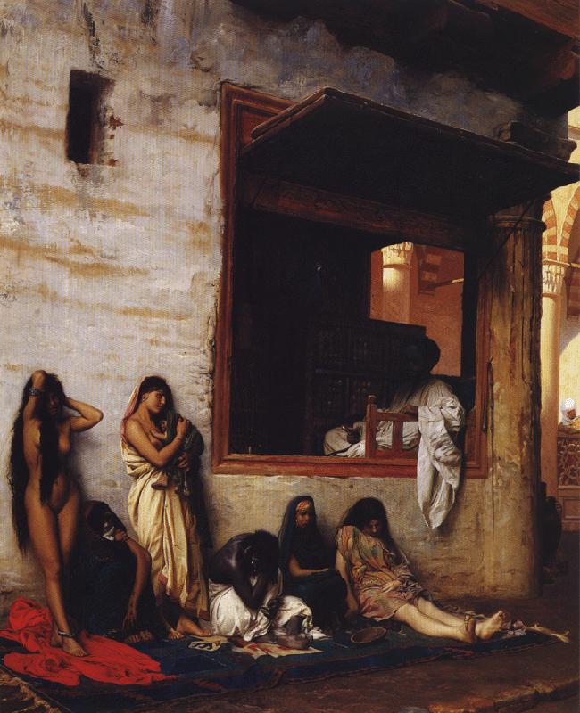 Jean - Leon Gerome The Slave Market oil painting image